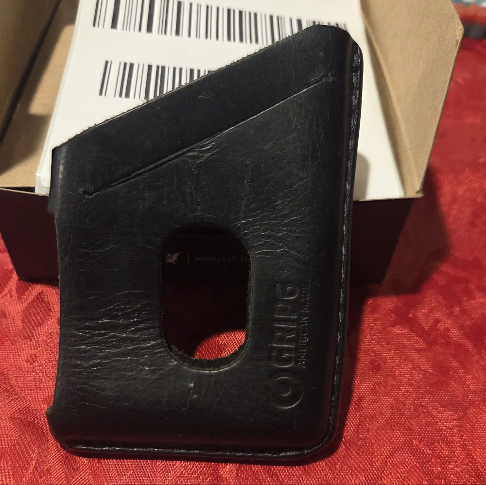 Deep Blue GRIP6 Wallet With Leather Jacket